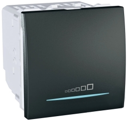 SCHN UNICA TOP STMÍVAČ TLAČ 2MOD 20-350W GRAFIT MGU3.515.12