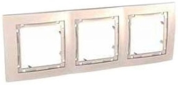 SCHN UNICA COLORS RÁMEČEK 3-NÁSOB MARFIL MGU4.006.25