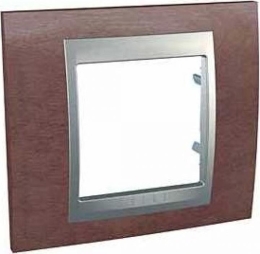 SCHN UNICA TOP RÁMEČEK 1-NÁSOB TABACO/ALU MGU66.002.0M4