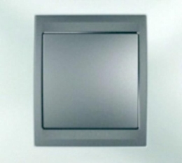 SCHN UNICA TOP RÁMEČEK 1-NÁSOB METAL GREY/GRAFIT MGU66.002.297