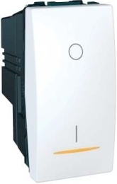 SCHN UNICA SPÍNAČ Ř.2SS 16A 1MOD ŠROUB LED SIG KONTROLKA POLAR MGU3.162.18S