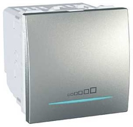 SCHN UNICA TOP STMÍVAČ TLAČ 2MOD 20-350W ALU MGU3.515.30