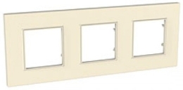 SCHN UNICA QUADRO RÁMEČEK 3-NÁSOB PEARL MGU4.706.35