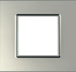 SCHN UNICA QUADRO RÁMEČEK 1-NÁSOB SILVER MGU6.702.55