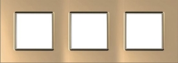 SCHN UNICA QUADRO RÁMEČEK 3-NÁSOB COPPER MGU6.706.56