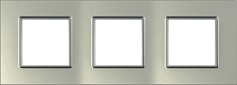 SCHN UNICA QUADRO RÁMEČEK 3-NÁSOB TITANIUM MGU6.706.57