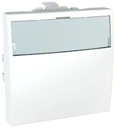 SCHN UNICA SPÍNAČ Ř.1/0 10A 12V 2MOD ŠROUB PODSVÍC POPIS POLE POLAR MGU3.246.1812V