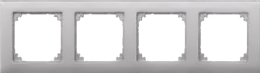 SCHN MERTEN M-PLAN RÁMEČEK 4-NÁSOB ALUMINIUM MTN486460