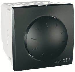 SCHN UNICA TOP STMÍVAČ OTOČ Ř.1 2MOD 400VA 1-10V PRO ZÁŘIVKY GRAFIT MGU3.510.12