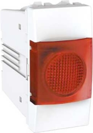 SCHN UNICA KONTROLKA 1MOD ČERVENÁ/POLAR MGU3.775.18R