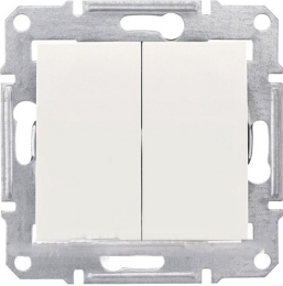 SCHN SEDNA SPÍNAČ Ř.5 10A BEZŠROUB IP44 POLAR SDN0300421