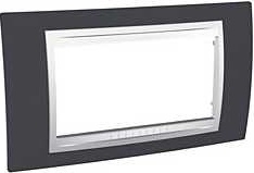 SCHN UNICA PLUS RÁMEČEK 4-MOD SLATE/POLAR MGU6.104.877