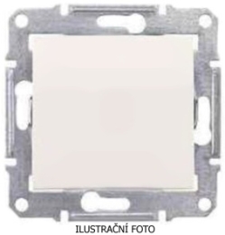SCHN SEDNA SPÍNAČ Ř.1/0 10A BEZŠROUB CREAM SDN0700123
