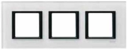 SCHN UNICA CLASS RÁMEČEK 3-NÁSOB WHITE GLASS MGU68.006.7C2
