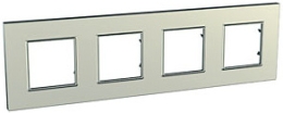 SCHN UNICA QUADRO RÁMEČEK 4-NÁSOB TITANIUM MGU6.708.57