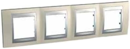 SCHN UNICA TOP RÁMEČEK 4-NÁSOB VOD OPAL TITANIUM/ALU MGU66.008.095