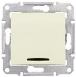 SCHN SEDNA SPÍNAČ Ř.1/0SO 10A BEZŠROUB BEIGE SDN1600147