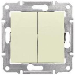 SCHN SEDNA SPÍNAČ Ř.5 10A BEZŠROUB BEIGE SDN0300147