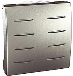 SCHN UNICA TOP BZUČÁK 2MOD 230V ALU MGU3.785.30
