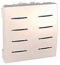 SCHN UNICA BZUČÁK 2MOD 230V MARFIL MGU3.785.25