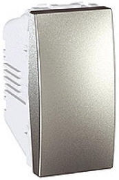SCHN UNICA TOP SPÍNAČ Ř.1/0 10A 1MOD ŠROUB ALU MGU3.106T.30