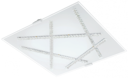 EGLO SVÍTIDLO 93765 LED-DL 16W WEISS-KLAR/KRISTALL SORRENTA
