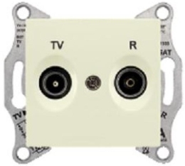 SCHN SEDNA ZÁSUVKA TV+R PRŮB 4DB BEIGE SDN3301847