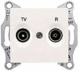 SCHN SEDNA ZÁSUVKA TV+R PRŮB 4DB CREAM SDN3301823