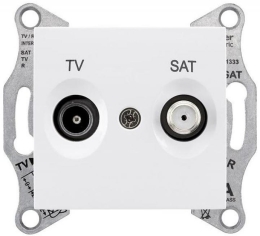 SCHN SEDNA ZÁSUVKA TV+SAT KONC 1DB POLAR SDN3401621