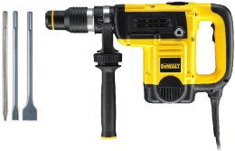 PUJ SBD DEW KLADIVO D25820KIT, 5KG SEKACÍ, SDS MAX, 1150W, 8J + SADA SEKÁČŮ