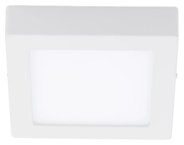 EGLO SVÍTIDLO 94074 FUEVA 1 LED 10,88W PŘISAZENÉ ČTVERCOVÉ 170X170MM 1200LM 4000K BÍLÉ