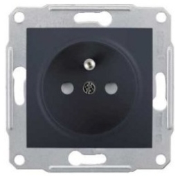 SCHN SEDNA ZÁSUVKA 16A CLONKY GRAPHITE SDN2800170