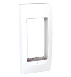 SCHN UNICA BASIC RÁMEČEK KRYCÍ A MONTÁŽNÍ 1-MODUL POLAR MGU47.201.18P
