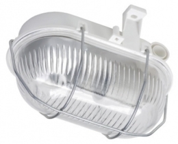 ELKAM LENA SVÍTIDLO OVAL 60 SIMETAL 2 PRISMA BÍLÁ E27 60W