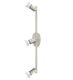EGLO SVÍTIDLO LED 92597 BUZZ, 3X3W GU10 3000K 600LM, PŘIS.BOD., NIKL MAT.
