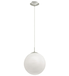 EGLO SVÍTIDLO 90008 MILAGRO, ZÁVĚS., 60W E27, D=250MM, MAT SKLO
