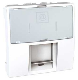 SCHN UNICA ZÁSUVKA DAT 1XRJ45 2MOD CAT6A STP S-ONE POLAR MGU3.447.18