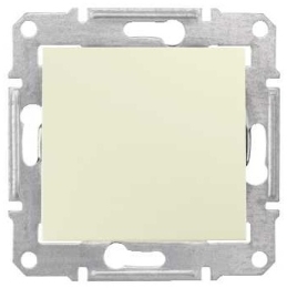 SCHN SEDNA SPÍNAČ Ř.1 10A BEZŠROUB BEIGE SDN0100147