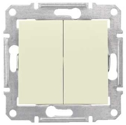 SCHN SEDNA SPÍNAČ Ř.5B 10A BEZŠROUB BEIGE SDN0600147