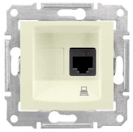 SCHN SEDNA ZÁSUVKA DAT 1XRJ45 CAT.5E UTP BEIGE SDN4300147
