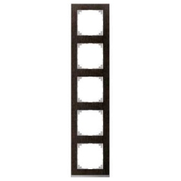 SCHN MERTEN M-PURE DECOR RÁMEČEK 5-NÁSOB WENGE/ALUMINIUM MTN4050-3671