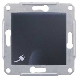 SCHN SEDNA ZÁSUVKA 16A CLONKY IP44 GRAPHITE SDN2800370