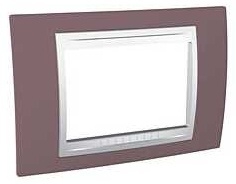 SCHN UNICA PLUS RÁMEČEK 3-MOD MAUVE/POLAR MGU6.103.876