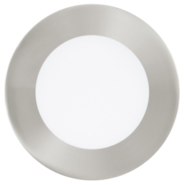 EGLO SVÍTIDLO 95467 FUEVA 1 LED 5,5W VESTAVNÉ KRUHOVÉ 120MM 700LM 4000K NIKL