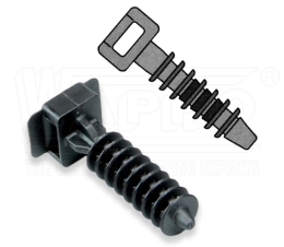 WAP PŘÍCHYTKA HMOŽDIN. HMP-5 (CH-5) PRO PÁSKY VÁZ. DO Š:5,8MM, ČERNÁ, wpr4588