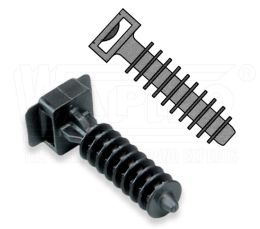 WAP PŘÍCHYTKA HMOŽDIN. HMP-8 (CH-8) PRO PÁSKY VÁZ. DO Š:9,7MM, ČERNÁ, wpr385