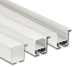 MCLED PROFIL AL VEST. VG MLÉČNÝ DIFUZOR 35X25MM D=2M ML-761.005.07.2