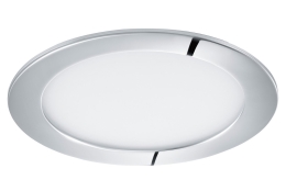 EGLO SVÍTIDLO 96055 FUEVA 1 LED 10,9W VESTAVNÉ KRUHOVÉ 170MM 1200LM 3000K IP44 CHROM