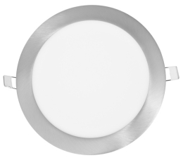 ECO SVÍTIDLO SMD PANEL KRUH LED-WSL-12W/41/CHR 17,5CM PRŮMĚR 1,2CM VÝŠKA 12W 4100K IP20