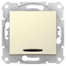 SCHN SEDNA SPÍNAČ Ř.6SS SIG BEZŠROUB BEIGE SDN0401147